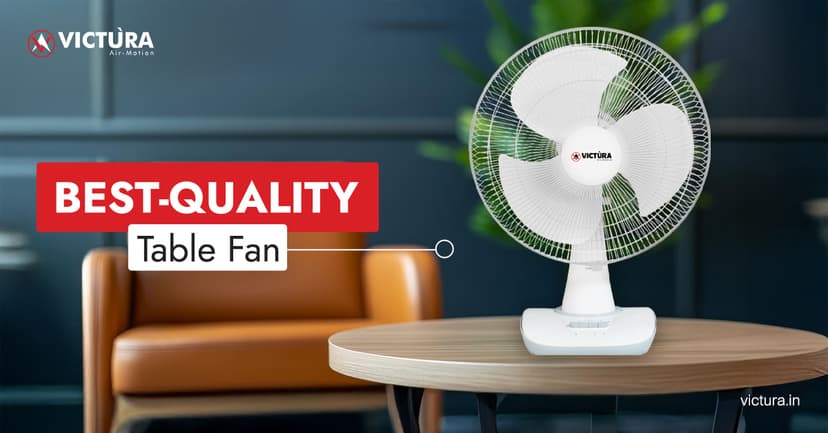 Compact Cooling: Why Table Fans Are Still a Household Essential