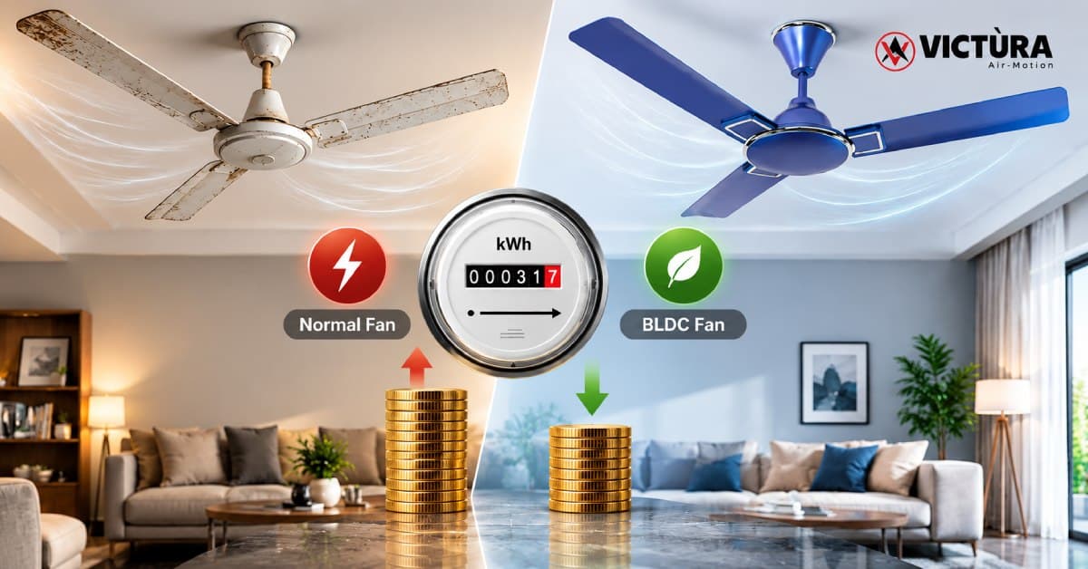 Ceiling Fan Power Consumption Calculator Units  Cost  Normal Vs BLDC
