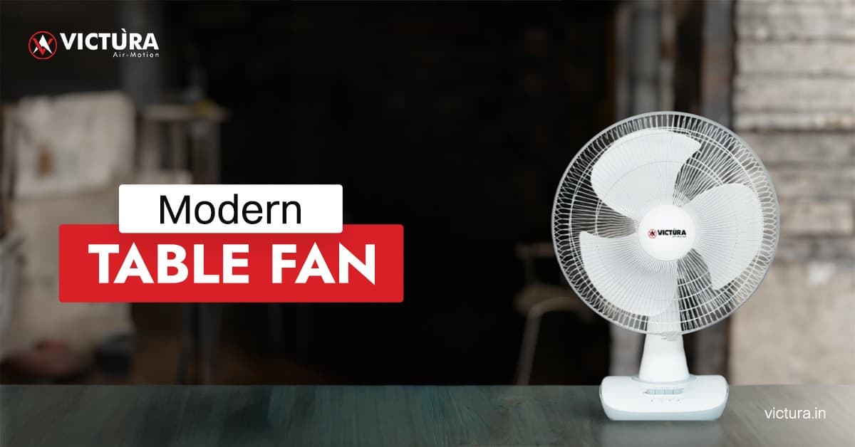 Modern Table Fan Designs That Complement Your Interiors