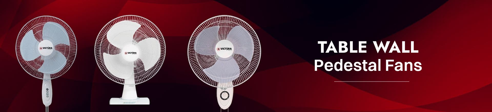 Table, Wall, Pedestal Fans
